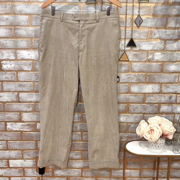 Perry Ellis Tan Portfolio Pants, Men’s Size 34/30. - Picture 2 of 6